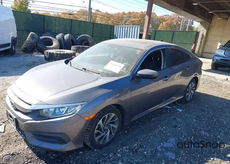 2017 Honda Civic Ex from USA, damaged, VIN 2HGFC2F74HH570108